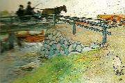 Carl Larsson bron Spain oil painting artist
